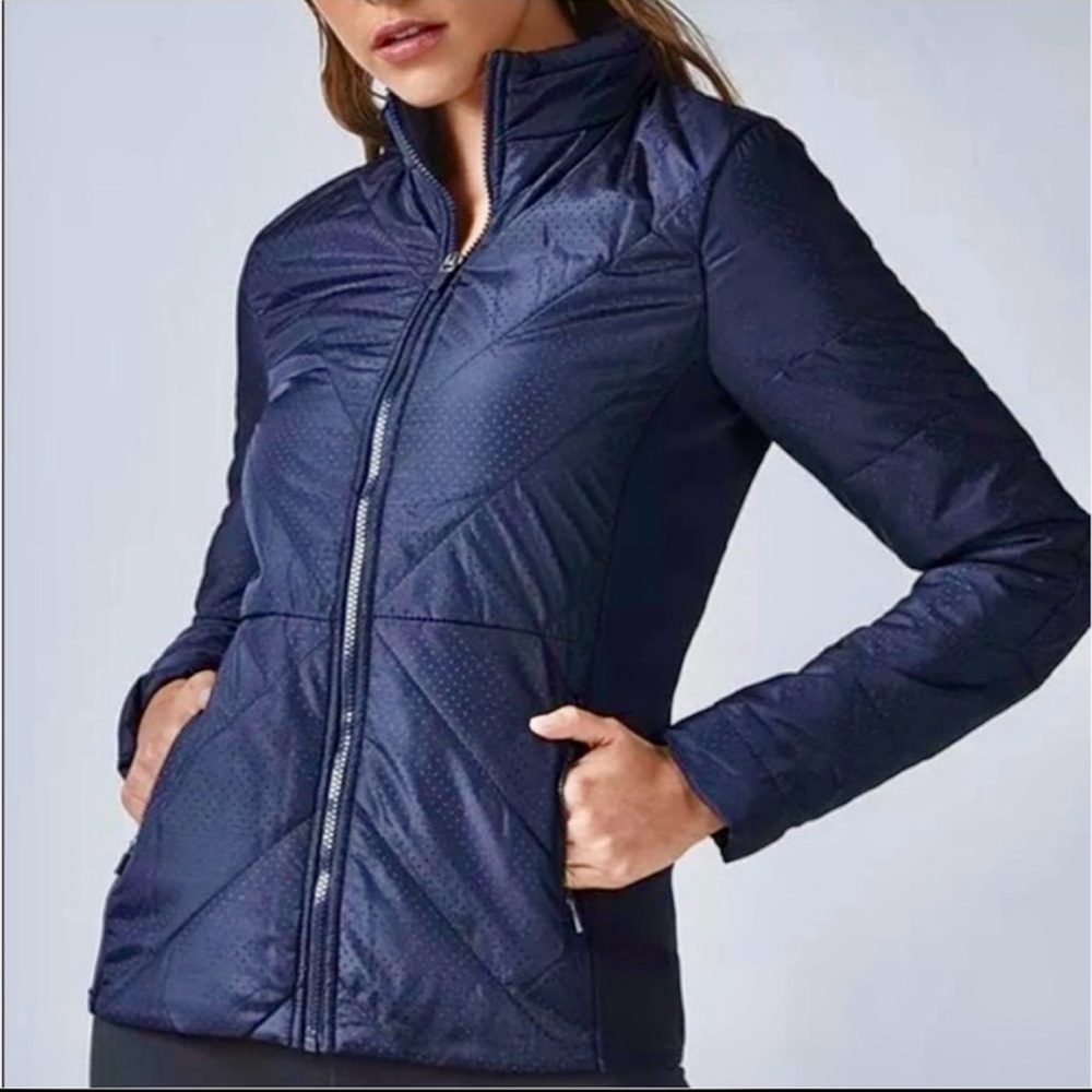 Fabletics Navy Sedona Zip Up Jacket Women’s XL